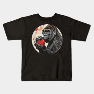 Gorilla Love Design Kids T-Shirt